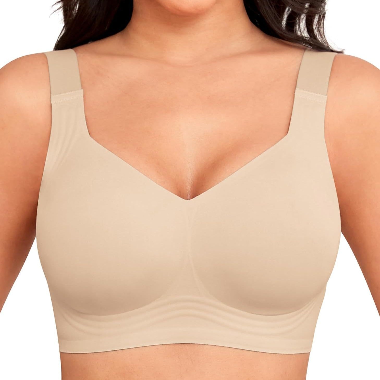 Second Skin Sculpt Bra – Wireless Seamless Lift & Support