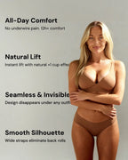 Second Skin Sculpt Bra – Kabelloser, nahtloser Lift & Halt